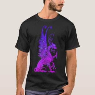 Neon Basilisk Monster Symbol Dragon Ancient Beast T Shirt