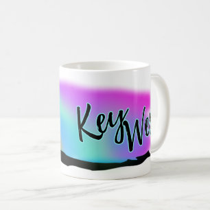 Neon Beach Himlar vid Nyckel Väster Kaffemugg