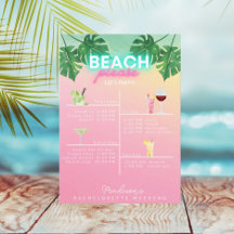 Neon Beach Snälla Bachelorette Helg Itinerary