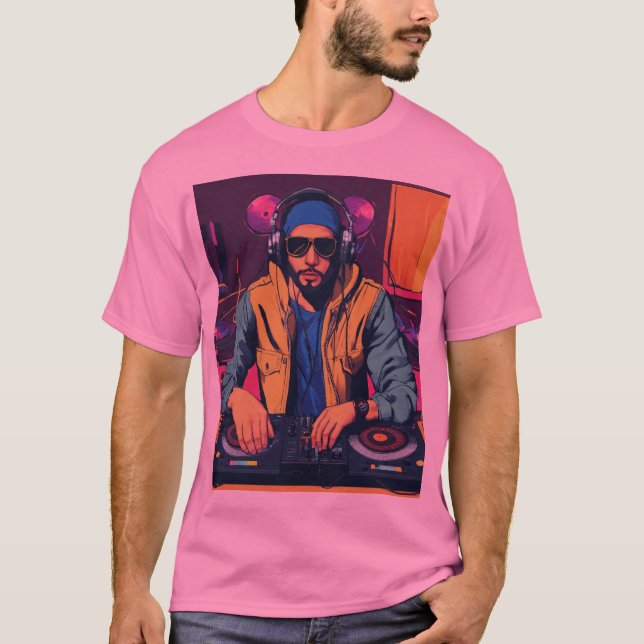 "Neon Beats: Tune into the Jungle Groove!" T Shirt (Framsida)