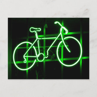 Neon Bicycle vykort