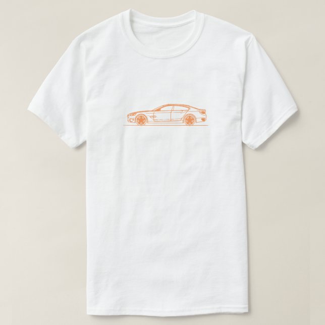 Neon-bilgåva till Car Älskare T Shirt (Design framsida)