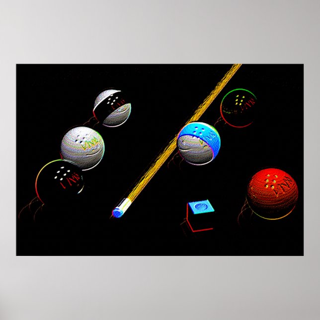 Neon Billards Poster (Framsidan)