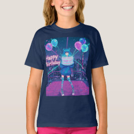 Neon Birthday av Natasha Us T Shirt
