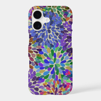 Neon blommar iphone case