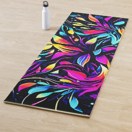 Neon Blommigt Burst Art