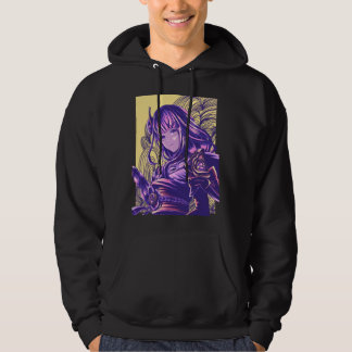 Neon Bloom Katana Krigare Hoodie