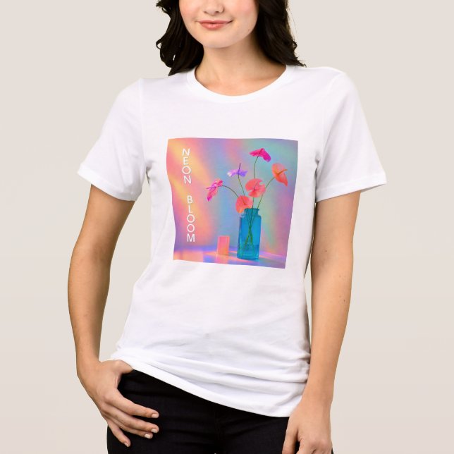 Neon Bloom T-Shirtsar T Shirt (Framsida)
