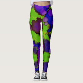 Neon Bloomstorm Leggings