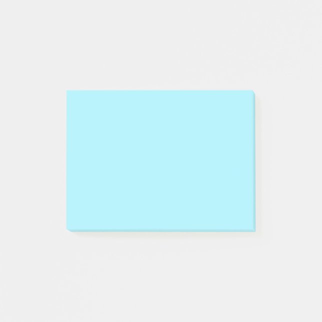 Neon Blue färg Post-it Block (Framsida)