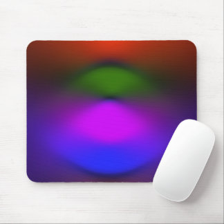 Neon Blue, Lila, Grönt och Orange Mousepad Musmatta