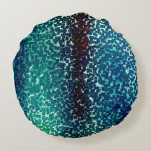 Neon blue mosaic stil över grovt hammat glas