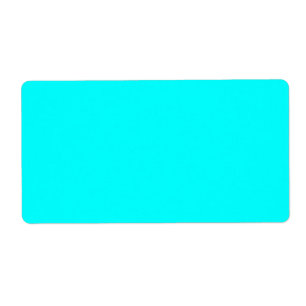 Neon Blue Solid Färg Klassisk Fraktsedel