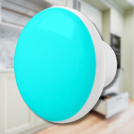 Neon Blue Solid Färg | Klassisk Knopp