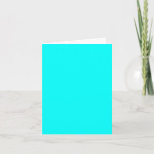 Neon Blue Teal Light Mode Färg Trend Kort