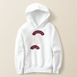 Neon blush and rosegold tech accent AI kid hoodie T Shirt