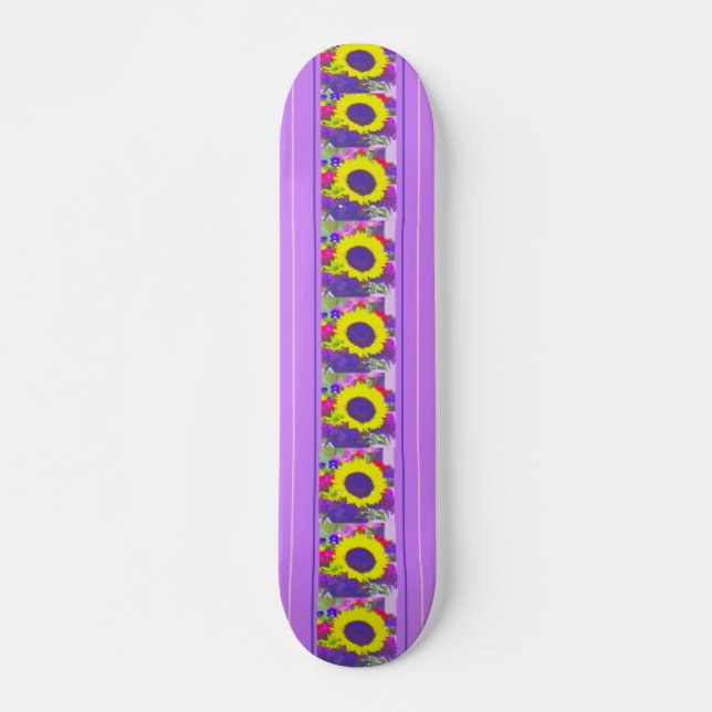 Neon Bouquet Skateboard (Framsida)