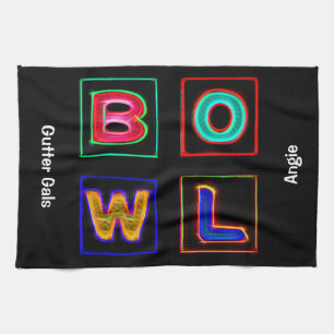 Neon Bowl, Team Bowling Towels Kökshandduk
