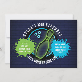 NEON BOWLING BALL NEON GRÖNT Födelsedagsfest