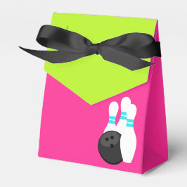 Neon Bowling Favor Boxes Presentaskar