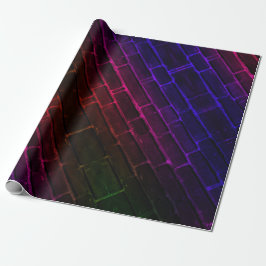 Neon Brick Gift Wrap Presentpapper