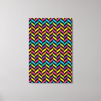 Neon Bright trendig mode färgstark design 1 Canvastryck