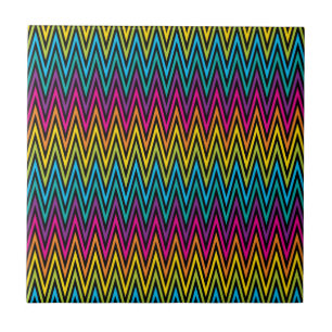 Neon Bright trendig mode färgstark design 8 Kakelplatta