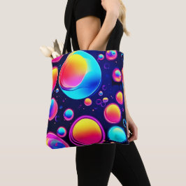Neon Bubble Universe Tygkasse
