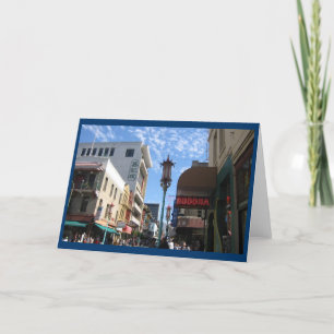 Neon Buddha San Francisco-anteckning eller gratula Kort
