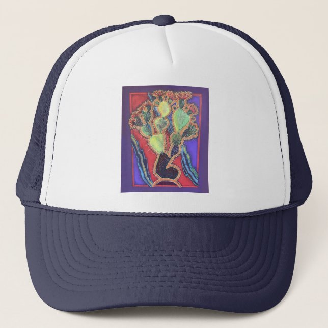 Neon Cactus Baseball Cap Keps (Framsida)