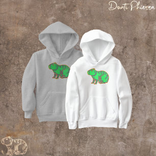 Neon Capybara Kids T Shirt