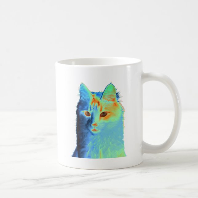 Neon Cat Kaffemugg (Höger)