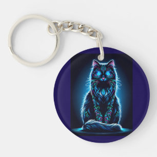 Neon Cat Vivid Bakgrund-97948