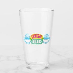 Neon Central Perk-Logotyp Glaskopp