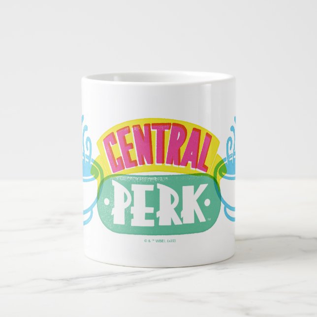 Neon Central Perk-Logotyp Jumbo Mugg (Framsidan)