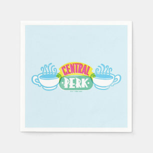 Neon Central Perk-logotyp Pappersservett
