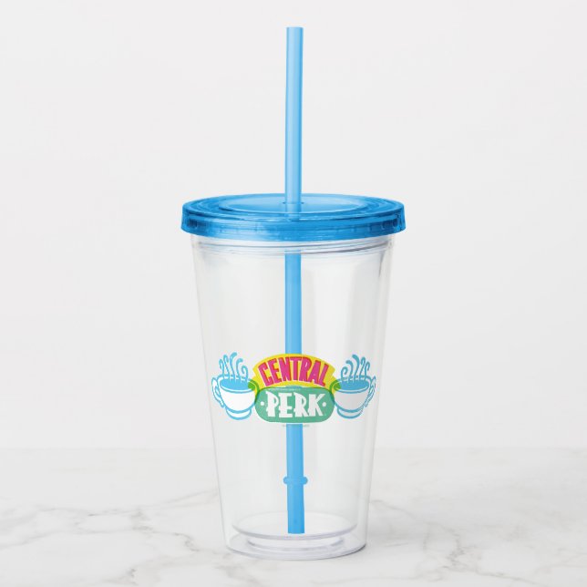 Neon Central Perk-Logotyp Take Away Mugg (Framsida)