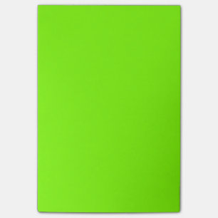 Neon Chartreuse Best Monochrome Post-it Block