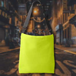 Neon Chartreuse Solid Färg | Klassisk Axelväska