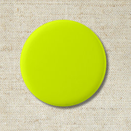 Neon Chartreuse Solid Färg | Klassisk Knapp