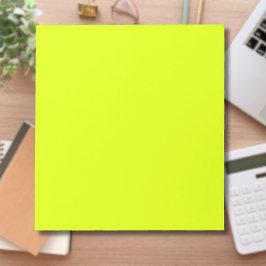Neon Chartreuse Solid Färg | TRENDIG FÄRG Anteckningsblock