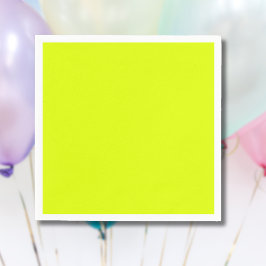 Neon Chartreuse Solid Färg | TRENDIG FÄRG Pappersservett