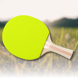 Neon Chartreuse Solid Färg | TRENDIG FÄRG Pingisracket