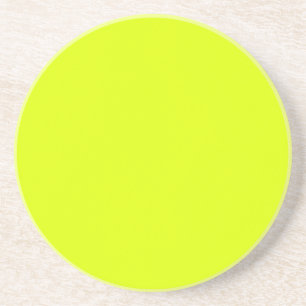 Neon Chartreuse Solid Färg TRENDIG FÄRG Underlägg