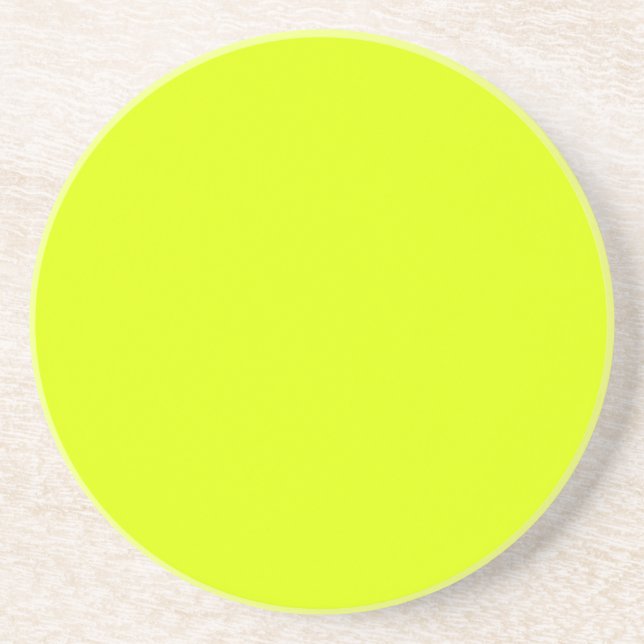 Neon Chartreuse Solid Färg | TRENDIG FÄRG Underlägg (Framsidan)