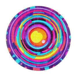 Neon Circle Vortex Mönster