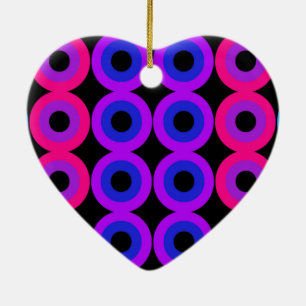 Neon Circles Julgransprydnad Keramik
