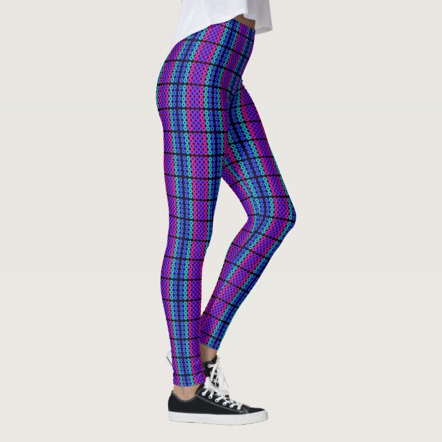 Neon Circles Leggings (Höger)
