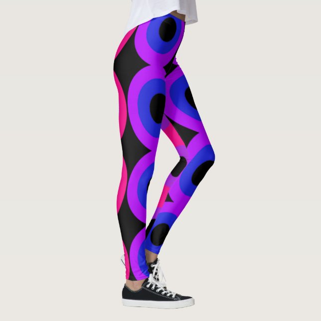 Neon Circles Leggings (Höger)