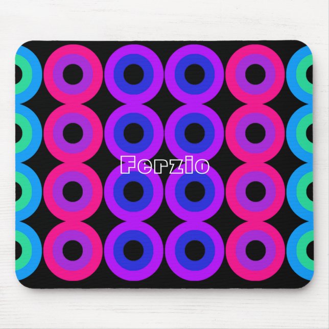 Neon Circles Musmatta (Framsidan)